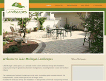 Tablet Screenshot of lakemichiganlandscapes.com